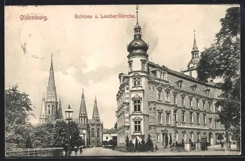 AK Oldenburg, Schloss, Lambertikirche
