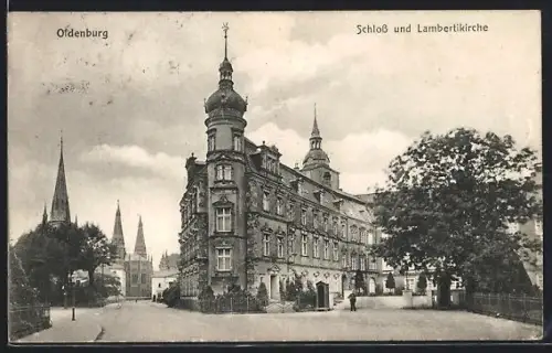 AK Oldenburg, Schloss und Lambertikirche