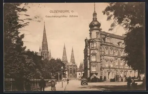 AK Oldenburg /Gr., Grossherzogliches Schloss