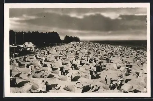 AK Grömitz, Ostseebad, Strandpartie