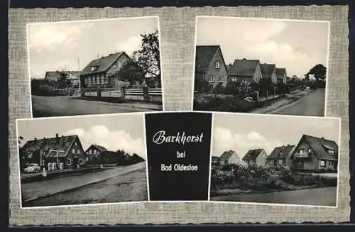 AK Barkhorst bei Bad Oldeshoe, Ortspartie, Strassenpartien