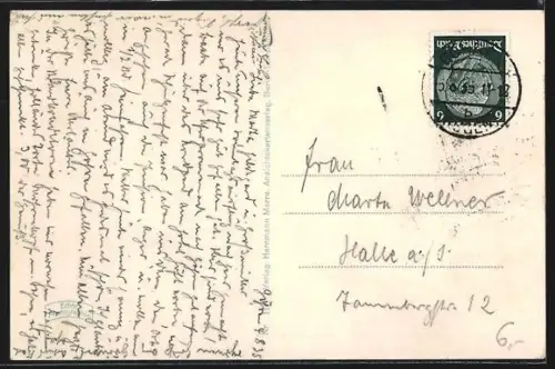 AK Göhren auf Rügen, Partie am Strand