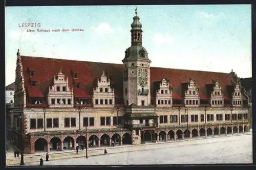 AK Leipzig, Altes Rathaus nach dem Umbau