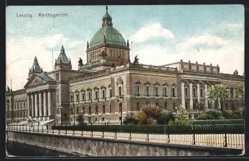 AK Leipzig, Blick zum Reichsgericht