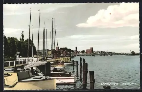 AK Kappeln /Schlei, Partie im Seglerhafen