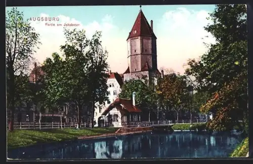 AK Augsburg, Partie am Jakobstor