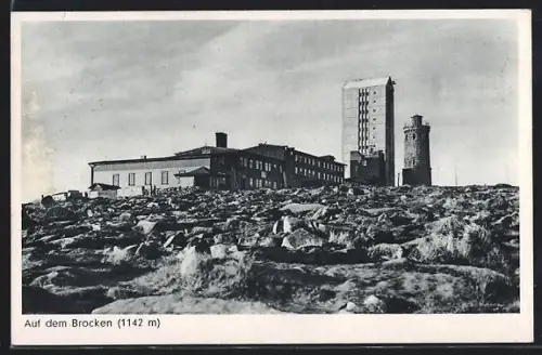 AK Brocken, Blick zum Brocken Hotel