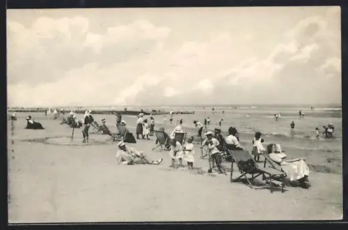 AK Wangerooge, Badegäste am Strande