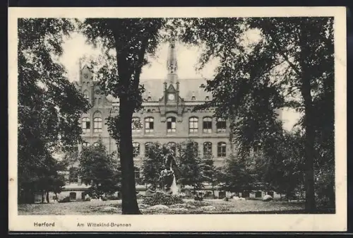 AK Herford, Am Wittekind-Brunnen