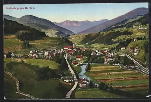 AK Steinach /Brenner, Ortsansicht gegen Norden