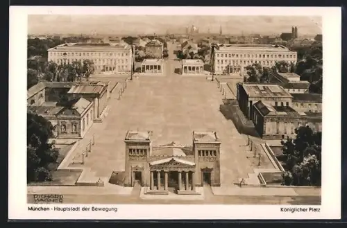 Künstler-AK München, Königsplatz