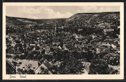 AK Jena, Totalansicht der Stadt