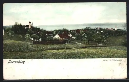 AK Herrsching, Total mit Ammersee