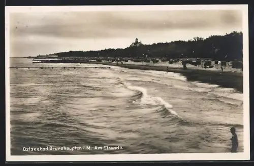 AK Brunshaupten i. M., Am Strande