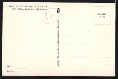 AK Arcona /Rügen, Leuchtturm