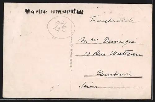 AK Bremen, Marktplatz, Rathaus, Dom