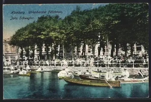AK Hamburg, Uhlenhorster Fährhaus, Johs. Schwegler