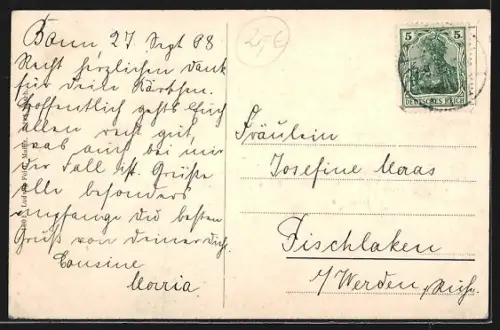 AK Bonn, Die neue Rheinbrücke