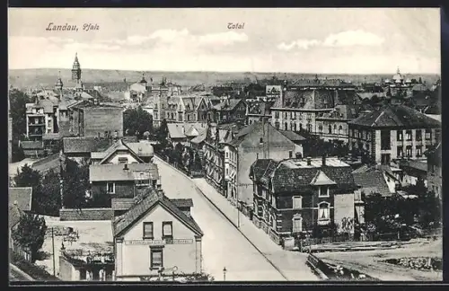 AK Landau /Pfalz, Totalansicht der Stadt