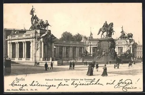 AK Berlin, National-Denkmal Kaiser Wilhelm des Grossen