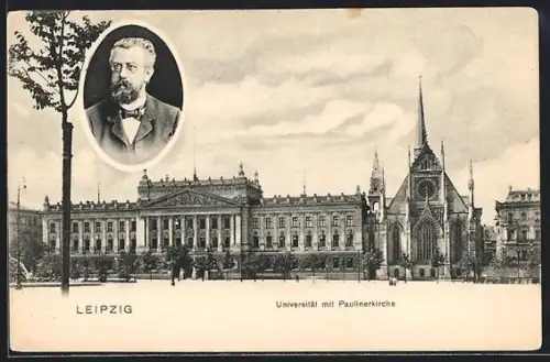 AK Leipzig, Universität mit Paulinerkirche