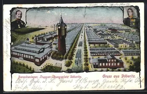 AK Döberitz, Barackenlager, Truppen-Übungsplatz