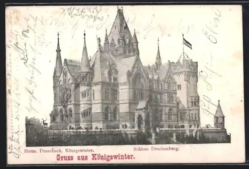 AK Königswinter, Schloss Drachenburg