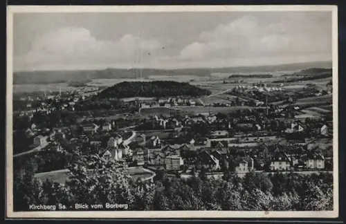 AK Kirchberg /Sa., Blick vom Borberg