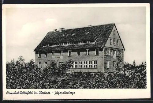 AK Clausthal-Zellerfeld im Oberharz, Blick zur Jugendherberge