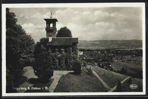 AK Lindau i. B., Honerberg mit Aussicht auf den Ort