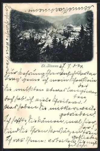 AK St. Blasien, Blick in den Ort