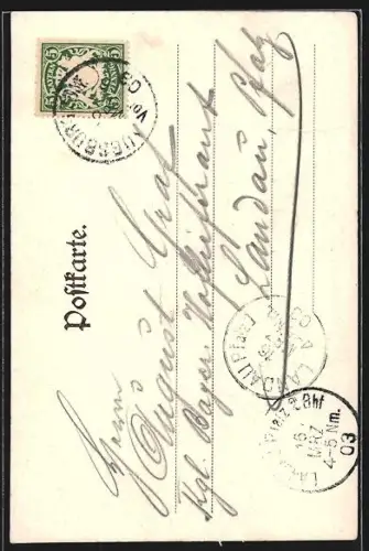 AK Augsburg, Partie am Rathaus