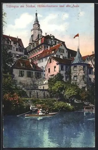 AK Tübingen, Hölderlinturm und alte Aula