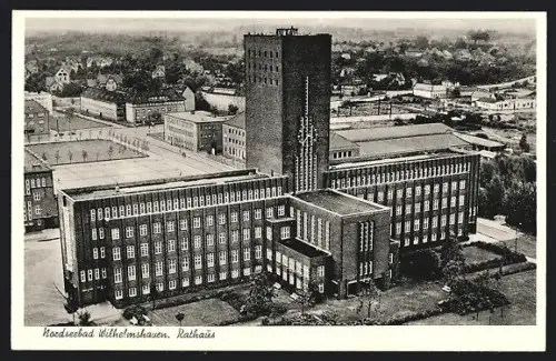 AK Wilhelmshaven, Blick zum Rathaus