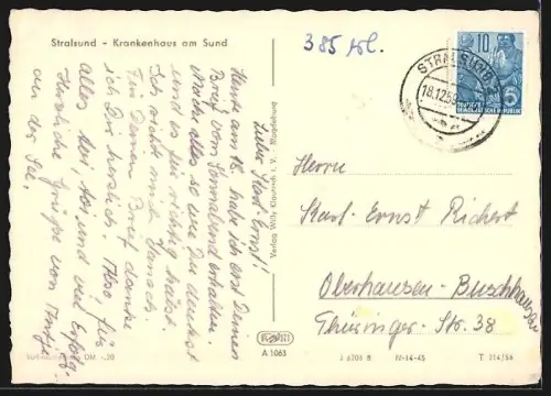 AK Stralsund, Krankenhaus am Sund