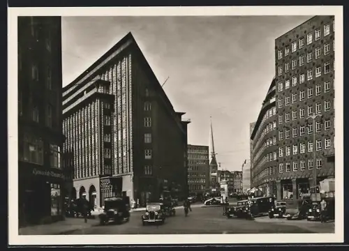 AK Hamburg-Kontorhausviertel, Chilehaus und Sprinkenhof