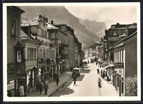 AK Bad Reichenhall, Ludwigstrasse mit Reiteralpe