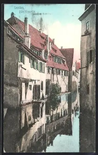 AK Landau / Pfalz, Queichpartie