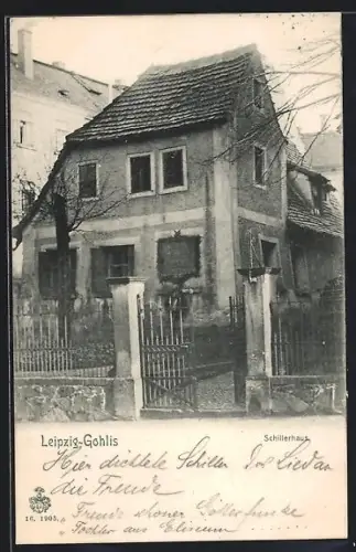 AK Leipzig-Gohlis, Das Schillerhaus