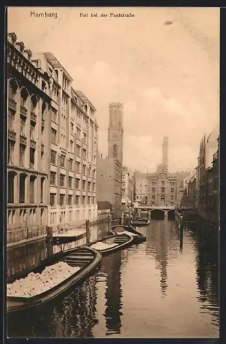 AK Alt-Hamburg, Flet bei der Poststrasse