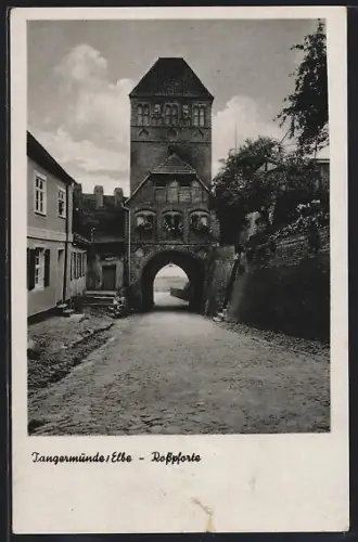 AK Tangermünde /Elbe, An der Rosspforte