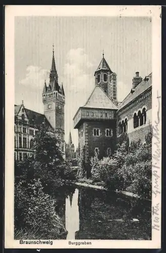AK Braunschweig, Burggraben, Ortspartie