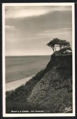 AK Brook / Ostsee, Partie am Hochufer