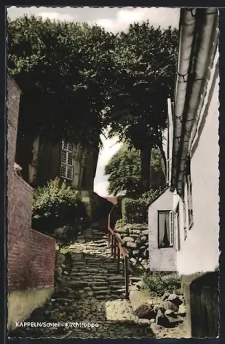 AK Kappeln a. d. Schlei, Die Kirchtreppe
