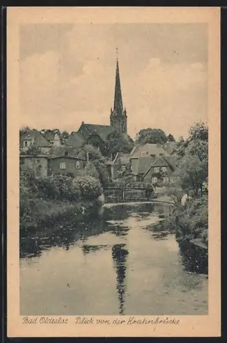 AK Bad Oldesloe, Blick von der Krahnbrücke