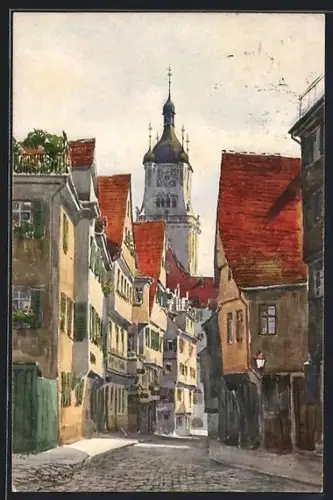 Künstler-AK Stuttgart, Turmstrasse