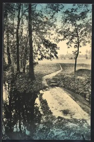 AK Ostrau i. Sa., Partie aus dem Jahnatal