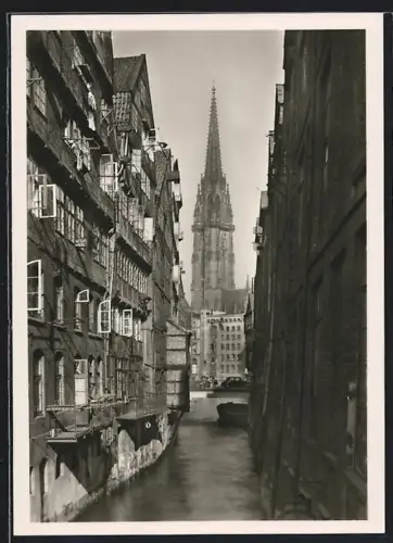 AK Alt-Hamburg, Steckelhörnfleet und Nikolaikirche