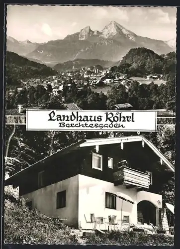 AK Berchtesgaden, Pension Landhaus Röhrl, Metzenleiten 16