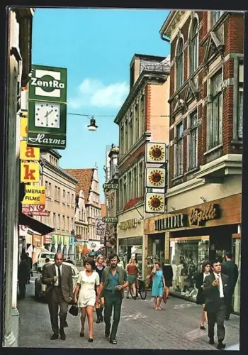 AK Oldenburg, Fussgängerzone in der Schüttingstrasse